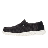 Hey Dude Ladies Wendy Dark Grey Stretch Sox Shoes