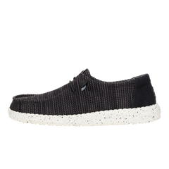 Hey Dude Ladies Wendy Dark Grey Stretch Sox Shoes