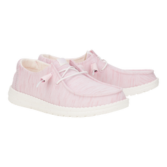 Hey Dude Ladies Wendy Bubblegum Heathered Stretch Shoes