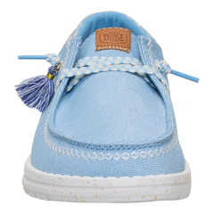 Hey Dude Womens Wendy Funk Floral Shoes In Blue