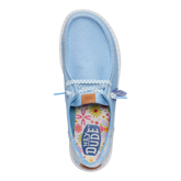 Hey Dude Womens Wendy Funk Floral Shoes In Blue