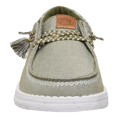 Hey Dude Womens Wendy Floral Funk Shoes In Olive