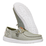 Hey Dude Womens Wendy Floral Funk Shoes In Olive