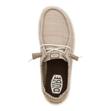 Hey Dude Ladies Wendy Stretch Sox Shoes In Walnut