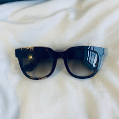 Balenciaga Womens Tort Frame Sunglasses In Tortoise Brown