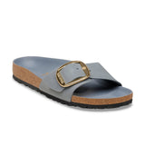 Birkenstock Unisex Madrid Big Buckle Leoi Shoes In Black