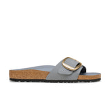 Birkenstock Unisex Madrid Big Buckle Leoi Shoes In Black