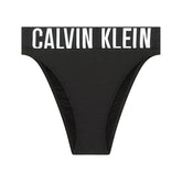 Calvin Klein High Leg Tanga In Black