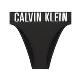 Calvin Klein High Leg Tanga In Black