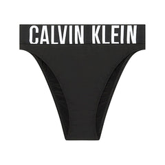 Calvin Klein High Leg Tanga In Black