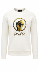 Vialli Mens Malaga Sweatshirt In White
