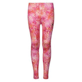 Converse Girls High Rise Printed Leggings In Cerise