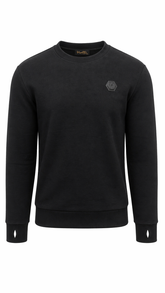 Vialli Mens Malva Sweatshirt In Black