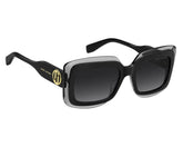 Marc Jacobs Clear Frame Sunglasses For Women In Black