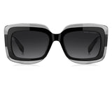 Marc Jacobs Clear Frame Sunglasses For Women In Black