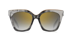 Marc Jacobs Gold Trim Sunglasses For Women In Black