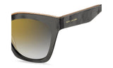 Marc Jacobs Gold Trim Sunglasses For Women In Black