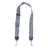 Marc Jacobs Outline Logo Webbing Strap In Blue