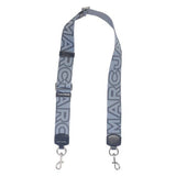 Marc Jacobs Outline Logo Webbing Strap In Blue