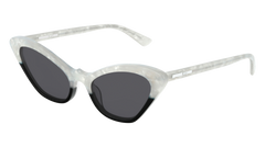 Mcq Sunglass Woman White Smoke MQ0189S-001