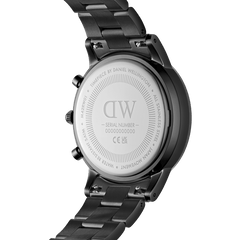 Daniel Wellington Iconic Chronograph Link Onyx Black Watch