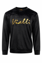 Vialli Mens Melingoo Sweatshirt In Black