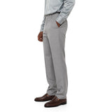 Polo Mens Custom Fit Trouser In Light Grey
