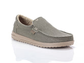 Hey Dude Mens Mikka Braided Shoes In Olive Grey