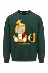 Vialli Mens Mishap Sweatshirt In Green