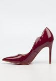 Miss Black Ladies Lola 1 Heels In Wine