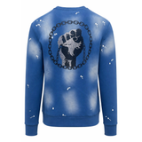 Vialli Mens Mission Sweatshirt In Blue