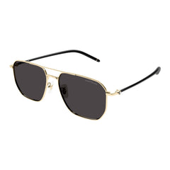 Mont Blanc Sunglasses For Men In Light Gold