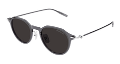 Montblanc Sunglass Man Grey Silver MB0355S-003