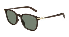 Montblanc Sunglasses Mens In Brown Gold Green MB0460S-004