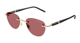 Montblanc Sunglasses Mens In Gold Black Orange MB0412S-003