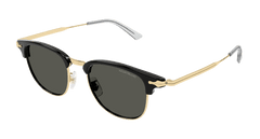 Montblanc Sunglass Man Black Gold Grey MB0364S-001