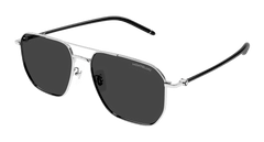 Montblanc sunglasses Man Silver Black Grey MB0367SA-002