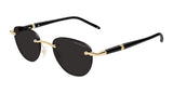 Montblanc Sunglasses Mens In Gold Black Grey MB0412S-005