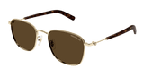 Montblanc Sunglasses Mens In Gold Brown MB0392SA-004