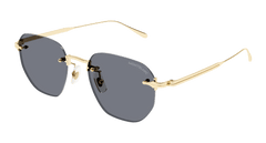 Montblanc Sunglasses Mens In Gold Grey MB0405S-001