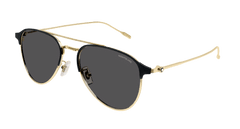Montblanc Mens Sunglasses In Gold Smoke MB0190S-001