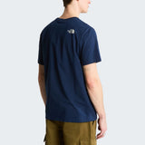 The North Face Mens Mountain Line T-Shirt In Summit Navy