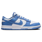 Nike Mens Dunk Low Retro Sneakers In White/Polar Blue