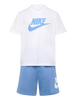 Nike Unisex Kids 2 Pcs Club T-Shirt & Short Set In University Blue