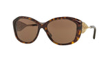Burberry Lace Twist Sunglasses In Dark Havana