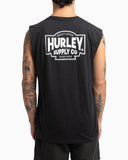 Hurley Organic Supply Muscle Tank Top In Black