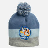 Boys 2Pc Beanie & Glove Set Bluey Blue Multi