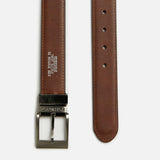 Pringle Mens Cedric Reversible Belt In Black And Brown