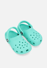 Crocs Kids Classic Clog Shoes In Lagoon