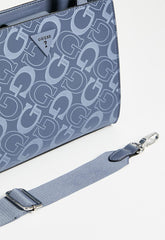 Guess Mini Tote Bag In Navy